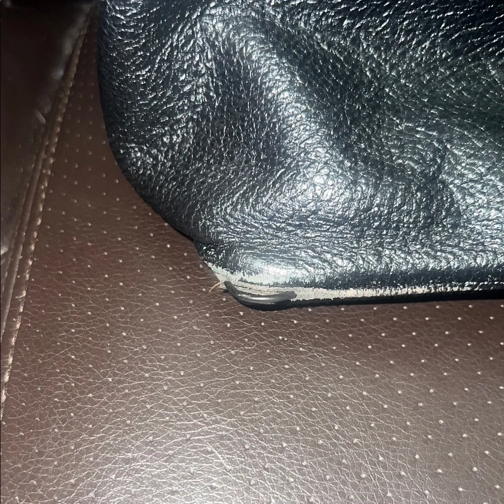 Michael Kors Black and Tan Shoulder Bag